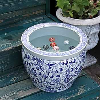 新品　∅50　陶器　睡蓮鉢　特大　メダカ鉢　白　ホワイト　ルーバー　高級　LWH 新品 ∅50 陶器 睡蓮鉢 特大 メダカ鉢 白 ホワイト ルーバー